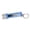 Blue, variant on M300 Keychain Flashlight Long Range Super Bright LED Pocket Mini Flashlight USB Rechargeable Transparent Multipurpose Light for Outdoor Camping Emergency