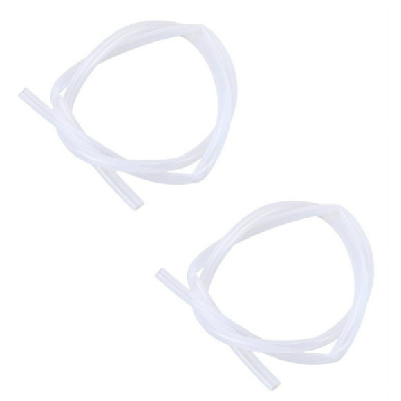2X 8mm ID x 10mm OD Food Grade Flexible Hose Silicone Tubing Tube 1Meter