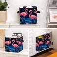 thumbnail image 6 of Flamingo Foldable Toy Storage Basket with Handle, 10.8"x10.5"x10.6", Large Capacity Storage Box Organizer Bins, 6 of 6