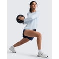 thumbnail image 3 of CRZ YOGA Lightweight Long Sleeve Workout Shirts for Women Gym Running Tshirts Athletic Training Tops, 3 of 5