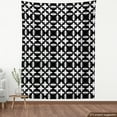 thumbnail image 4 of Geometric Fabric by the Yard, Monochrome Concentric Abstract Elements in Optical Illusion Pattern Art, Decorative Upholstery Fabric for Chairs & Home Accents, White Charcoal Grey by Ambesonne, 4 of 5