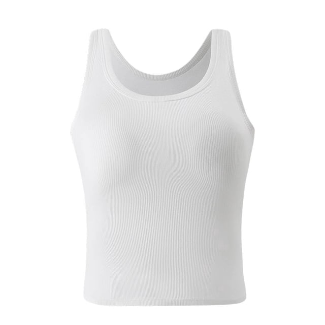Top George para Mujer con Copas Blanco Talla CH