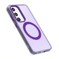 thumbnail image 7 of Magnetic Case for Samsung Galaxy S24, Slim Fit Anti-Scratch Compatible with Magsafe Not-Yellowing Shockproof Anti-Scratch Bumper Rugged Protective Phone Case for Samsung Galaxy S24, Purple, 7 of 7