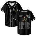 thumbnail image 2 of Lauren Spencer Smith The Art Of Being A Mess Tour 2025 Baseball Jersey Shirt V-Neck Women Men Short Sleeve Streetwear Clothes, 2 of 3