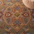 thumbnail image 6 of SAFAVIEH Heritage Reanna Oriental Wool Area Rug, Green/Yellow, 5' x 8', 6 of 8
