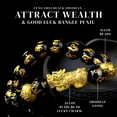 thumbnail image 5 of Feng Shui Black Obsidian Bead Bracelet Attract Wealth & Good Luck Bangle Pi Xiu, 5 of 6