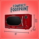 thumbnail image 5 of Nostalgia NRMO11RR6A Countertop Microwave Oven, 1.1 Cu. Ft, Red, 5 of 5