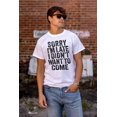 thumbnail image 4 of I Didn't Want to Come Introvert Funny Plus Size Crewneck Graphic Tee Shirt Brisco Brands 3X, 4 of 5