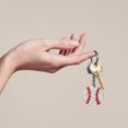 thumbnail image 3 of Basketball Football Rugby Keychain Sport Enthusiast Durable Metal Keyring For Athletes Fans And Players, 3 of 5