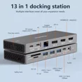 thumbnail image 4 of Hub 13 En 1 Adaptador Usb C A Hdmi Dual + Dp 4k 60hz 10gbps, 4 of 8