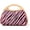 Rose Pink, variant on Zebra Print Evening Bag Animal Print Clutch with Chain Retro Evening Handbag for Party Wedding Prom,Blue,outdoor