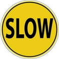 thumbnail image 1 of Autocollant Vinyle pour Signalisation Routière 9 Pouces Ralentissement, 1 of 1