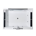 thumbnail image 3 of Whirlpool tub white 67″ X 47.2″ hot tub 8 water jets – Linda, 3 of 4