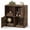 Brown, variant on Giantex cube Bookcase, Wooden Bookshelf w/4-cube, Display Compartment Cabinet forBedroom, Living Room, Brown