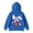 00-Blue1305, variant on Oiyii Girl's Sweet Graphic Hoodie Long Sleeve Cherry Bow Print Hooded Sweatshirt Casual Daily Pullover Top,Grey