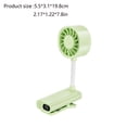 thumbnail image 3 of Luckky Rechargeable Clip On Fan with Flexible Gooseneck & Digital Display,3 Speed Color Light Mini Clamp Fan,Portable USB Desk Bed Fan for Office Bedroom Stroller Dorm Use, 3 of 6
