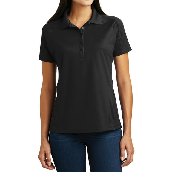 Mafoose Womens Dri-Mesh Pro Polo Black X-Small