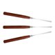 thumbnail image 4 of 3Pack Mixing Nail Polish Gels Stick Tools for DIY Nail Manicure and Professional Salons with Brown Plastic and Steel, 4 of 5