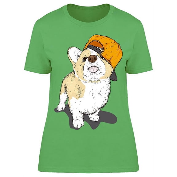 Handsome Corgi Puppy T-Shirt Women -Image by Shutterstock, Female Small