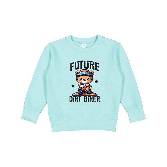 Inktastic Future Dirt Biker Motocross Bear Toddler Sweatshirt