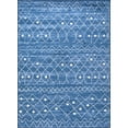 thumbnail image 2 of Handcraft Rugs-Moroccan Trellis Area Rug- Blue/White, 2 of 10