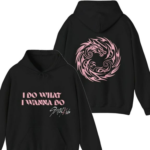 KPOP Stray Kids DO IT Inspired Album Merch Hoodie – Unisex Graphic Pullover Hooded Sweatshirt Streetwear for KPOP STAY Fans