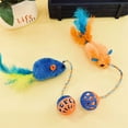 thumbnail image 4 of Soft Cats Toy Noise Making Bells Pet Training Plush Mouse Teaser Toy For Pet Lover And Kitten Exercise Toy, 4 of 12