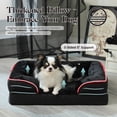thumbnail image 5 of PAWZ Road Orthopedic Dog Bed Removable Washable Cover Non-Slip Bottom Dog Sofa Bed, S-XL, Black, 5 of 17
