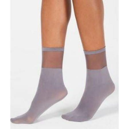 

I.n.c. Sheer Fashion Ankle Socks Lot of 2 Pairs Title: Lot of 2 /Grey Pairs