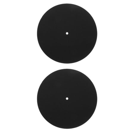 

2Pcs Simple Vinyl Protective Pad for Phonograph Records Turntable Mats