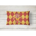 thumbnail image 2 of Carolines Treasures 8499PW1216 Peppers Fleur de lis Canvas Fabric Decorative Pillow, 12H x16W, multicolor, 2 of 3