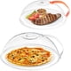 thumbnail image 1 of Paquete de 2 protectores contra salpicaduras de microondas, protector de microondas para alimentos, protector de placa de microondas sin BPA con ajustable Xemadio WMXL-309, 1 of 6