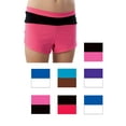 thumbnail image 7 of Pizzazz 2300 -BLKWHT-YM 2300 Youth Color Block Short, Black with White - Medium, 7 of 7