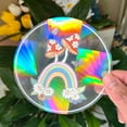 thumbnail image 2 of Sun Catcher PVC Glass Stickers Sun catcher Rainbow Prisms Sticker Sunlight Decal, 2 of 7