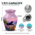thumbnail image 2 of SABURIAL Dog Urn for Adults Human Ashes - Beautiful Miniature Urn for Men & Women Ash - Small Size Ashes Urns for Burial - Decorative Handmade Cremation Mini Urns - 3 inch Tiny Size, 2 of 7