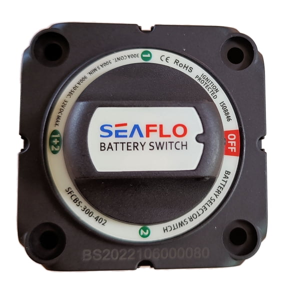 SEAFLO Heavy Duty 900 Amp 4 Position Battery Selector Switch Choose Quantity (05-Pack)