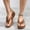 Brown, variant on My Order ABPWLY Women's Vintage Walking Slippers with Arch Support Anti-Slip Wedge Heel Orthopedic Sandals Slippers Flip Flops