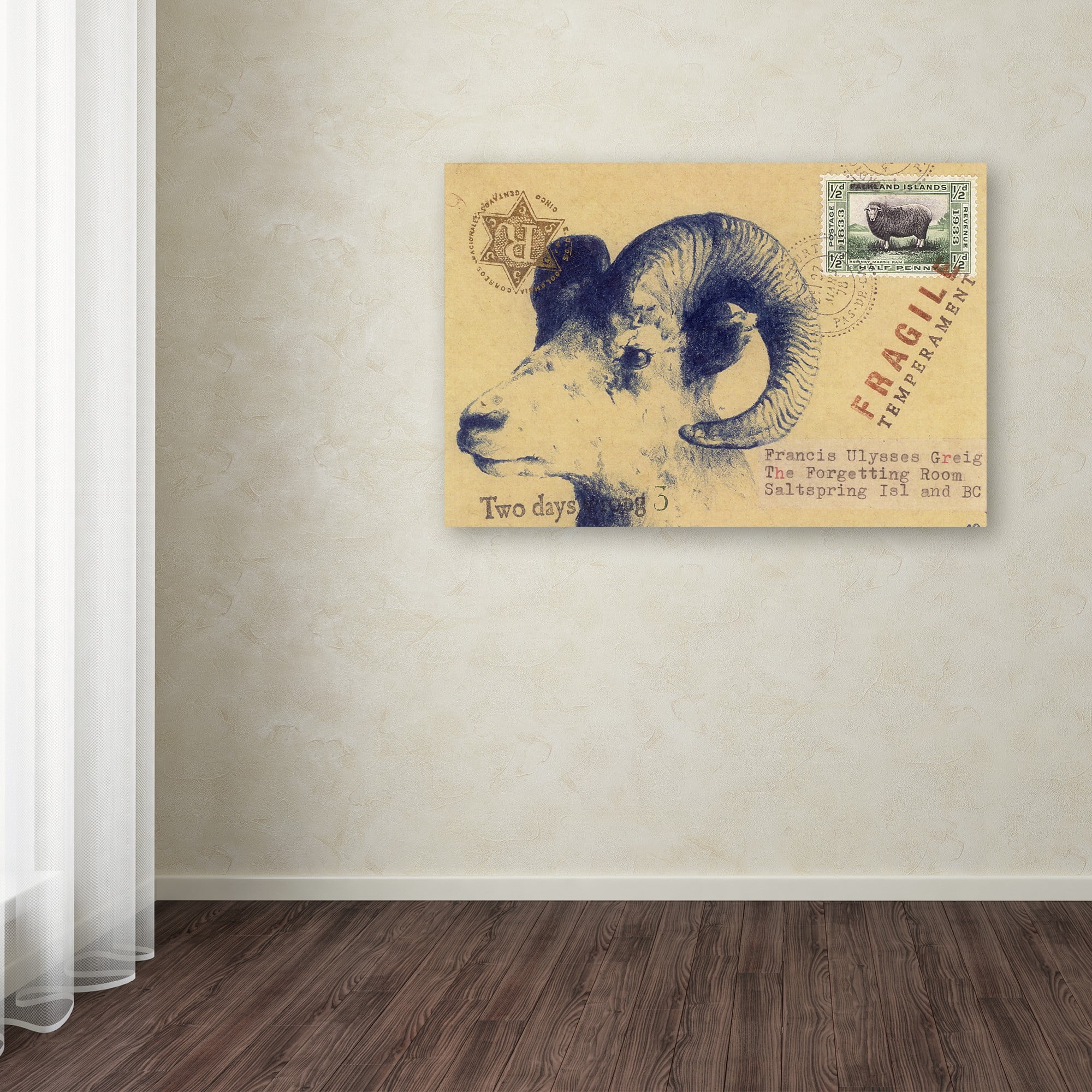 Trademark Fine Art 'Ulysses' Canvas Art by Nick Bantock