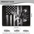 thumbnail image 7 of Jeiento Black Eagle USA Flag Car Trunk Mat 29"x39", Heavy Duty Wipeable All Weather Cargo Liner for Truck SUV Family Travel, 7 of 7