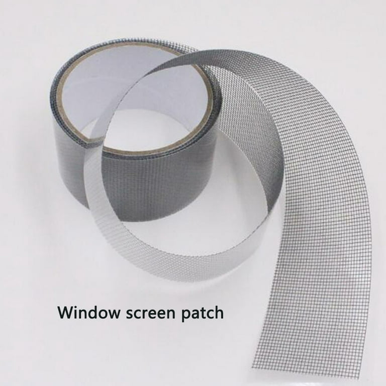 EDSRDRUS Screen Repair Tape Window Screen Repair Kit Tape 3-Layer Strong  Adhesive & Waterproof Fiberglass Covering mesh Repair Patch Tape for Window