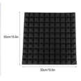 thumbnail image 2 of Rdeghly Studio Sound Proof Padding,50*50*5cm 6Pcs Pyramid Shape Sound-Absorbing Soundproofing Cotton Foam ,Absorption Panel Sponge, 2 of 8