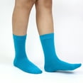 thumbnail image 5 of Sakusock Women's Combed Cotton Crew Casual Socks, 4 Pack, Blue, 5 of 5