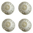 thumbnail image 1 of Xuanheng 4Pcs Guitar Bass Volume Tone Control Knob Button for LP SG Electric White, 1 of 7