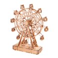 thumbnail image 3 of MERIGLARE 3D Wooden Puzzles Kit DIY Wheel Model Kit Desktop Ornament Birthday Gift Fun Interactive Toy Teens Wood Assembling Toy With Music, 3 of 9