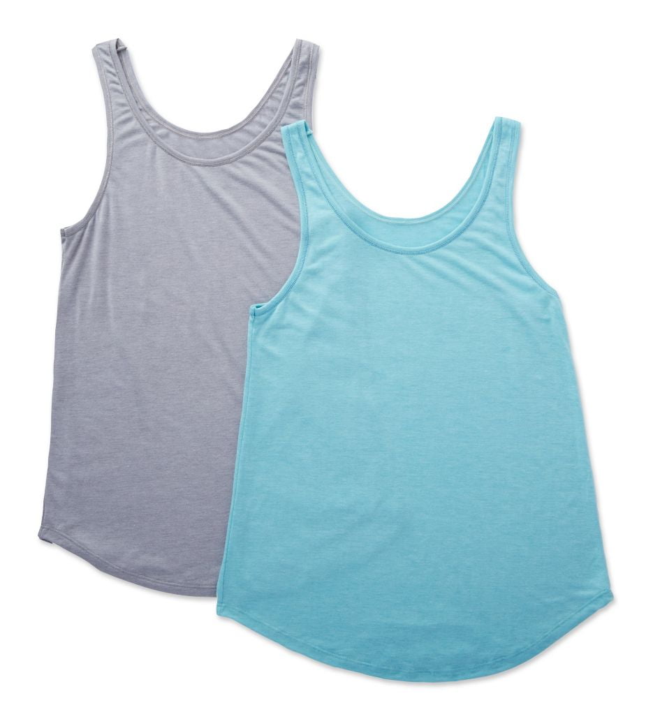 Hanes Women's Hanes 46HUTK Ultimate ComfortSoft Lounge Tank 2 Pack