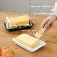 thumbnail image 4 of 2/1PCS Airtight Butter Dish with Lid and Cutter, Ideal for Countertop and Refrigerator Storage, Plastic Butter Keep Tray for Easy Cutting and Serving, 4 of 4