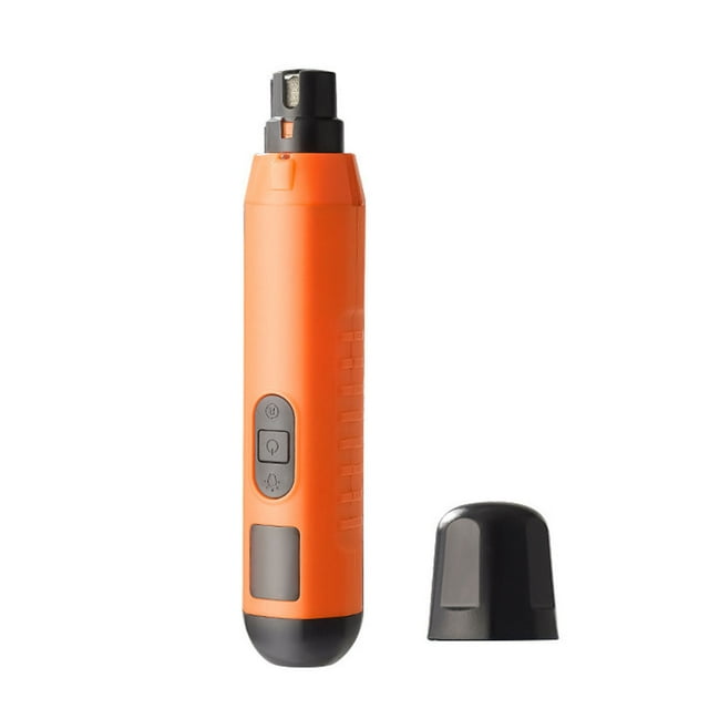 USB Rechargeable Nail Grinder With LED Light 5 Adjustable Speeds Quiet Trimming For Cats And Small Animals