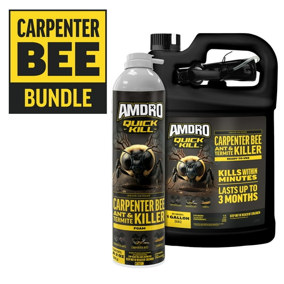 Amdro Carpenter Bee Pest Killer Bundle, Outdoor