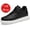 Black, variant on Men's Invisible Height Elevator Sneakers, 4/6/8/10 CM Lift Casual White/Black/Grey Platform Shoes, Breathable Non- Lace-Up Trainers for Everyday Wear