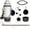 Paris Tale, variant on Compatible with Owala Bottle Accessories Durable Silicone Boot Handle Comaptible with Owala Bottles 24oz or 32oz Stylish Charms Strap for Personalized Touch Rubber Bottom